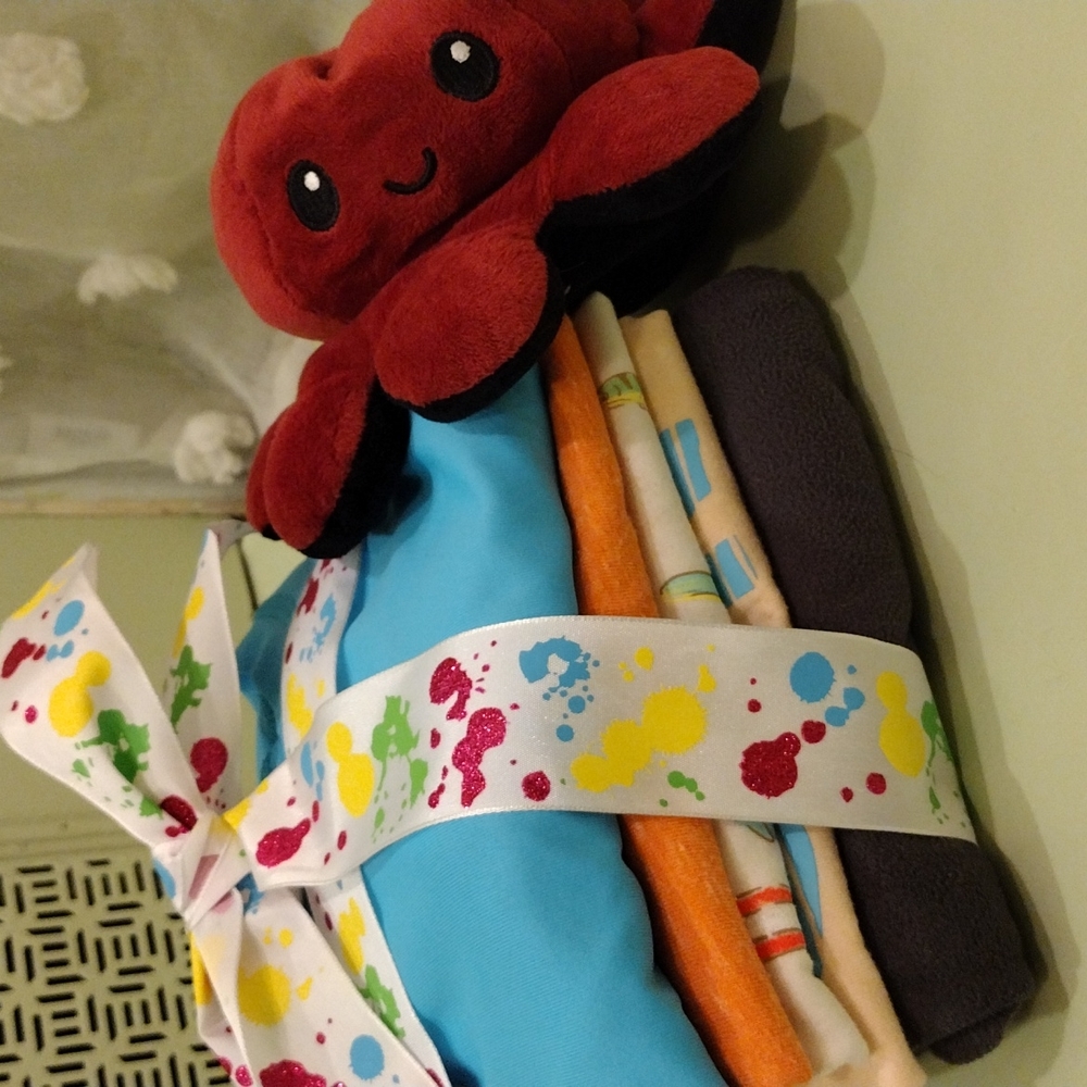 Kids - Girls Size Small sun surf fish turquoise orange style bundle set